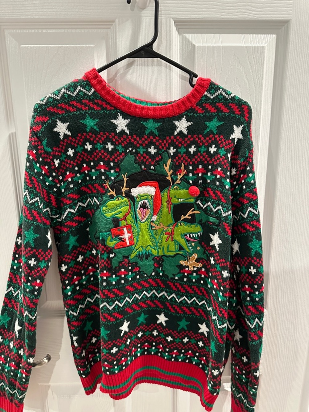 Dinosaur ugly Christmas sweater